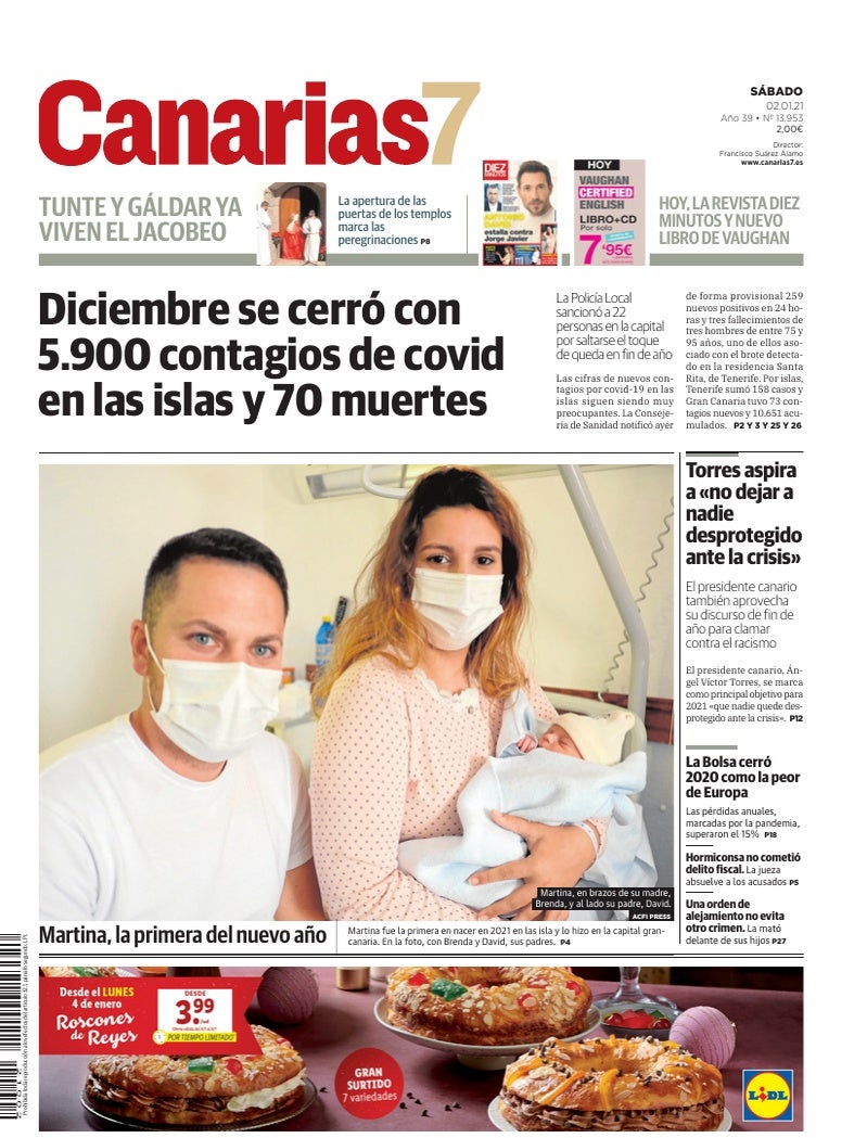 Portada Canarias7 02-01-2021
