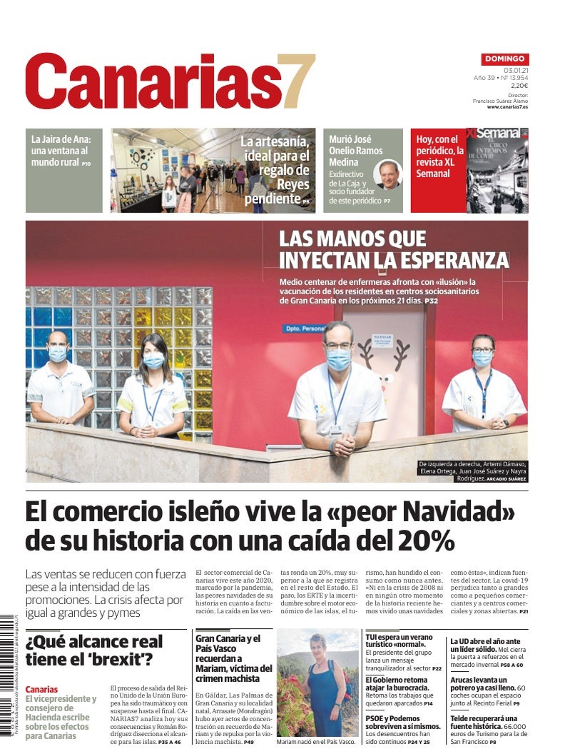 Portada Canarias7 03-01-2021