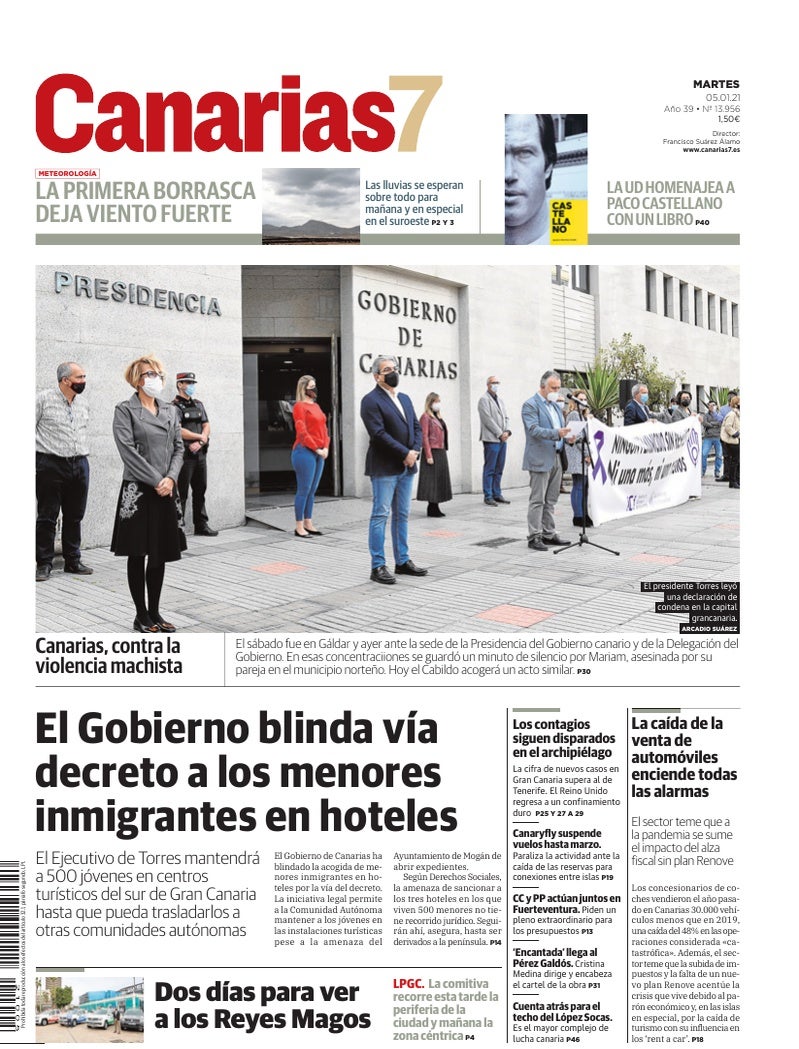 Portada Canarias7 05-01-2021