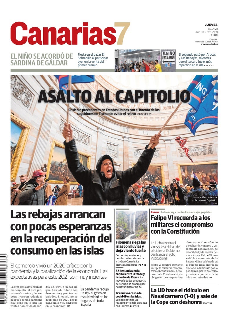 Portada Canarias7 07-01-2021