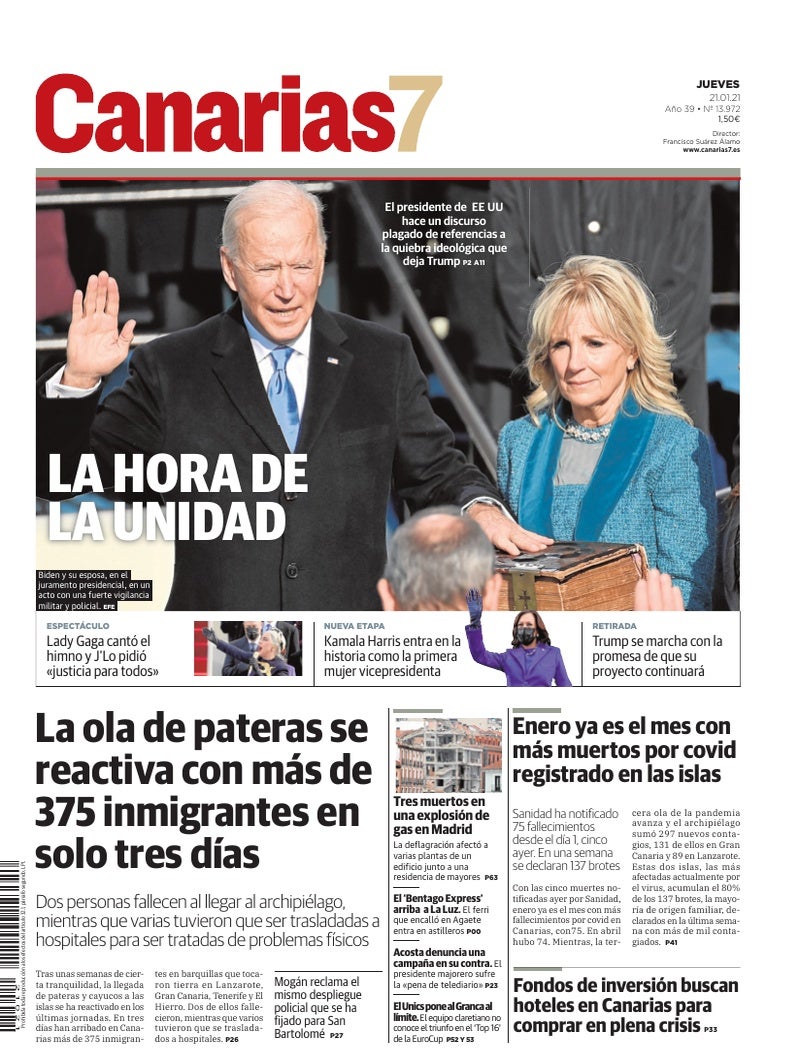 Portada Canarias7 21-01-2021