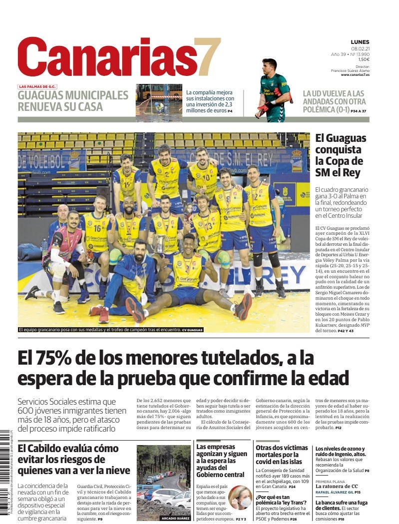 Portada Canarias7 08-02-2021