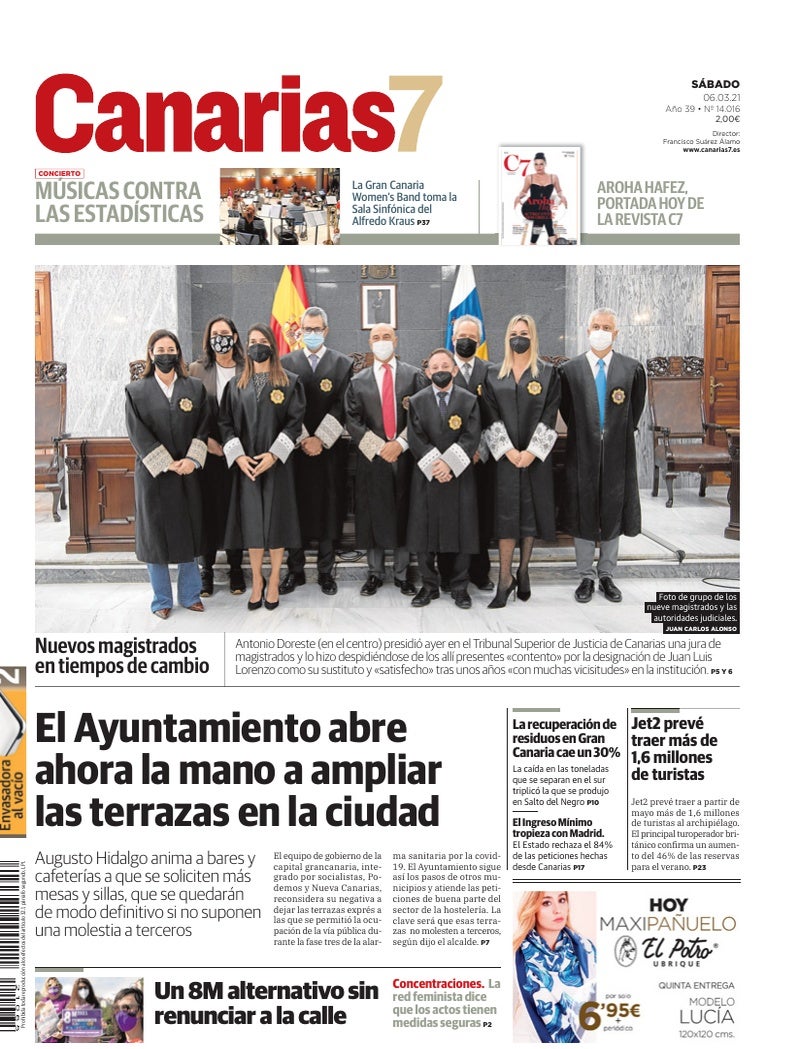 Portada Canarias7 06-03-2021