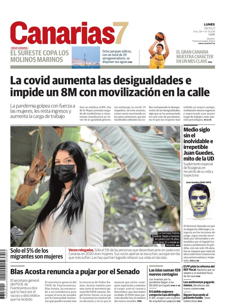 Portada Canarias7 08-03-2021