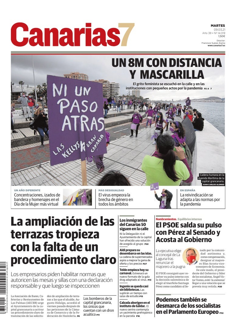 Portada Canarias7 09-03-2021