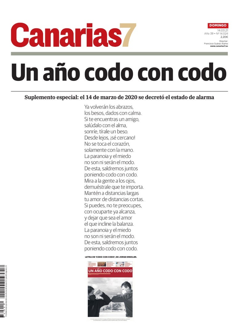 Portada Canarias7 14-03-2021
