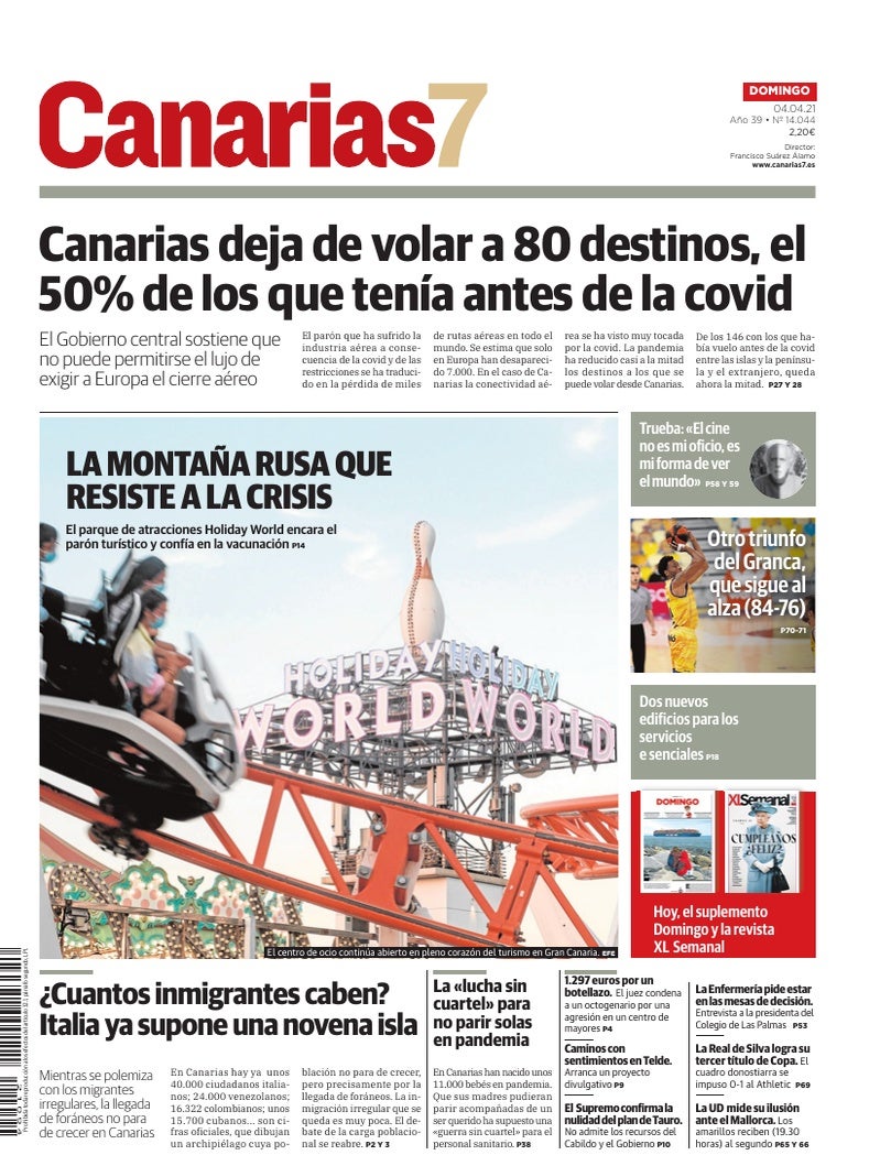 Portada Canarias7 04-04-2021