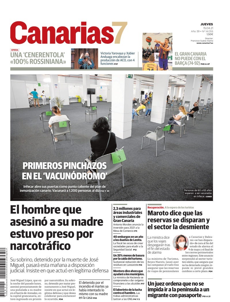 Portada Canarias7 15-04-2021