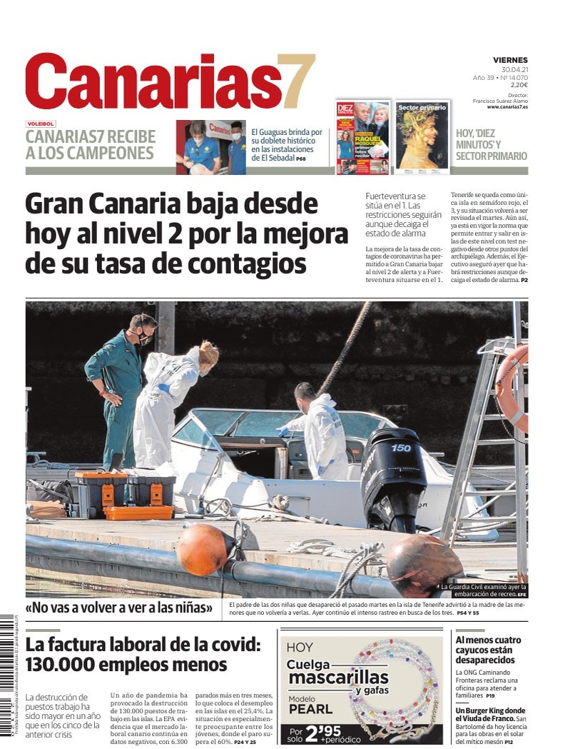 Portada Canarias7 30-04-2021