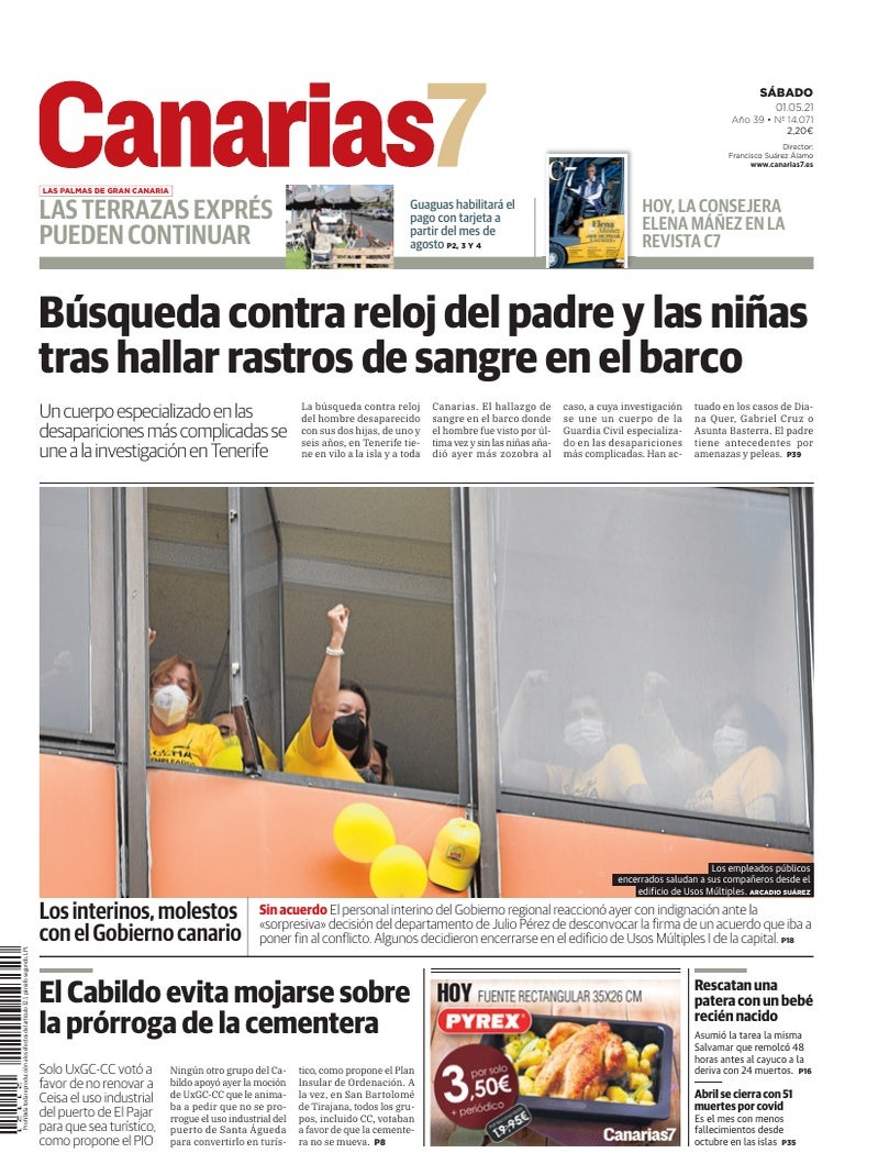 Portada Canarias7 01-05-2021