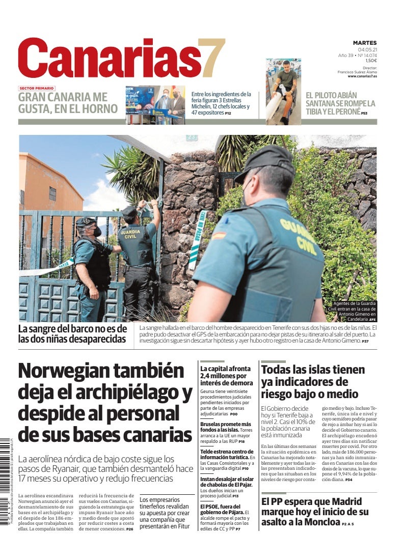 Portada Canarias7 04-05-2021