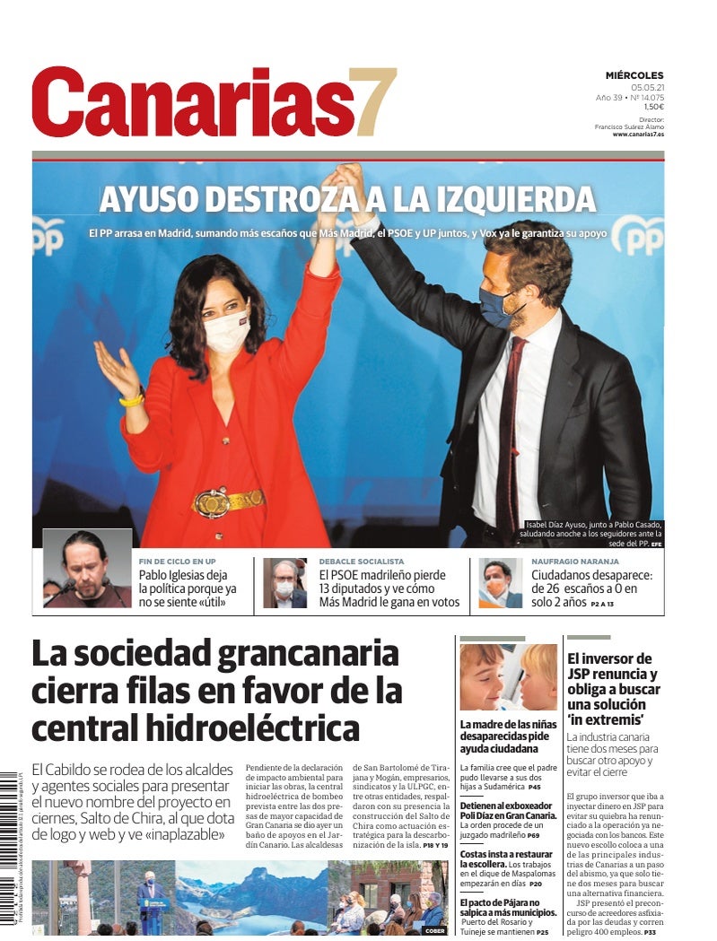 Portada Canarias7 05-05-2021