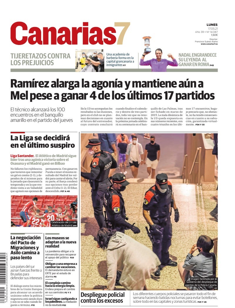 Portada Canarias7 17-05-2021
