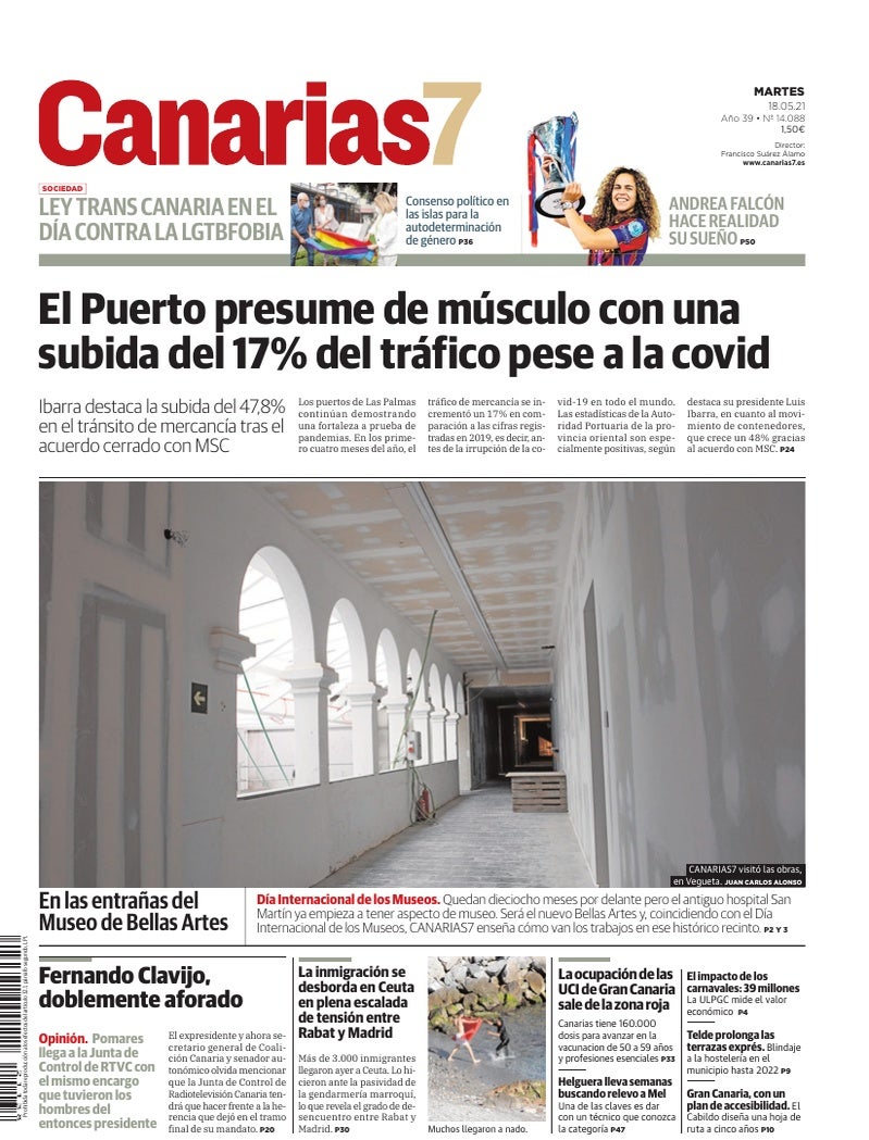 Portada Canarias7 18-05-2021