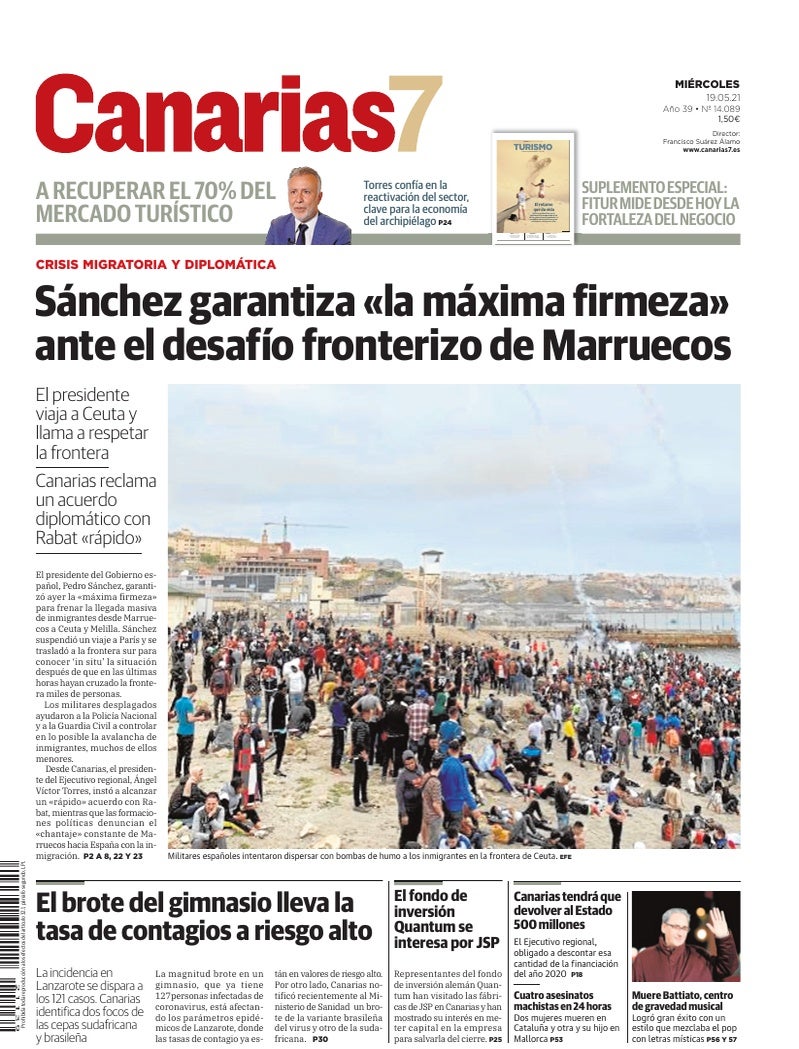 Portada Canarias7 19-05-2021
