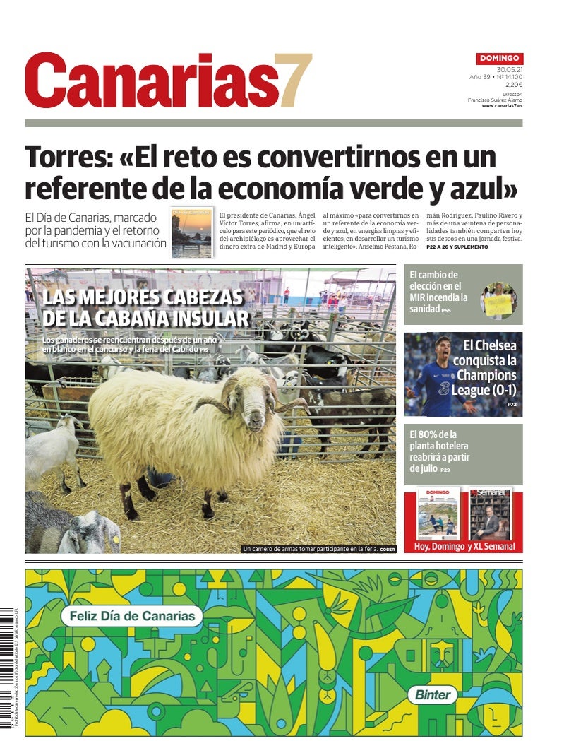 Portada Canarias7 30-05-2021