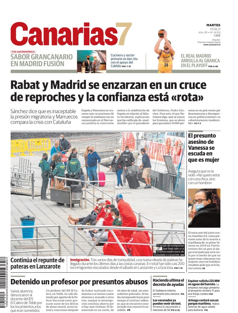 Portada Canarias7 01-06-2021