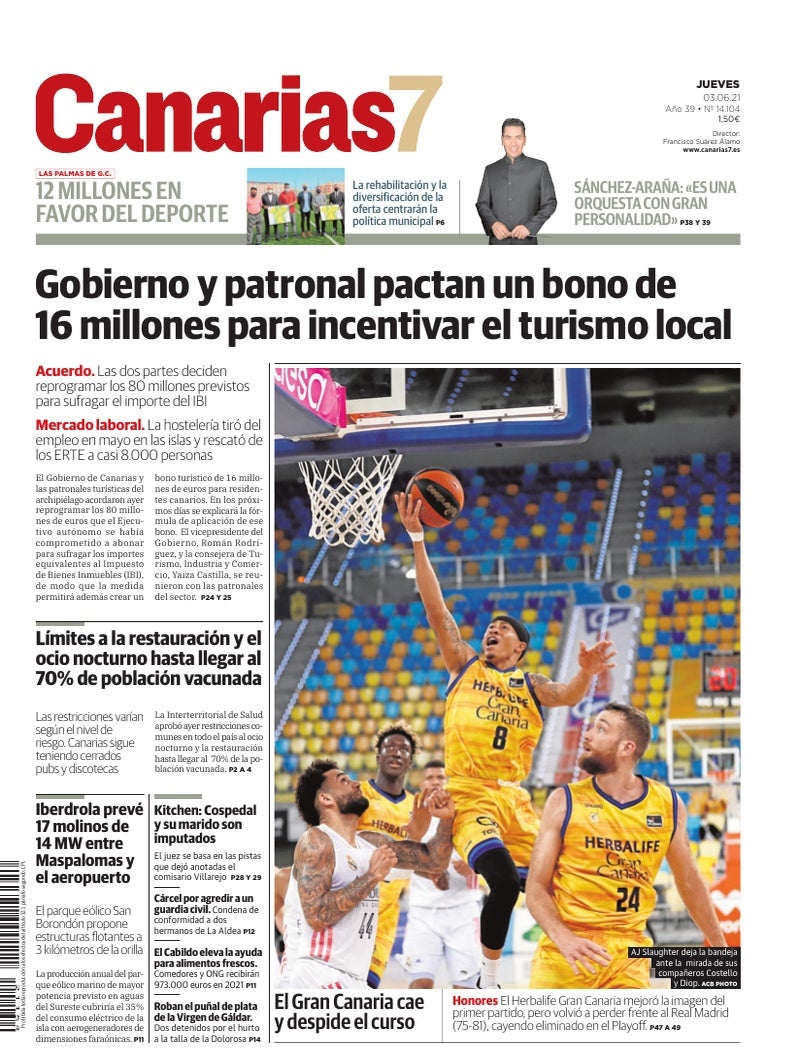 Portada Canarias7 03-06-2021