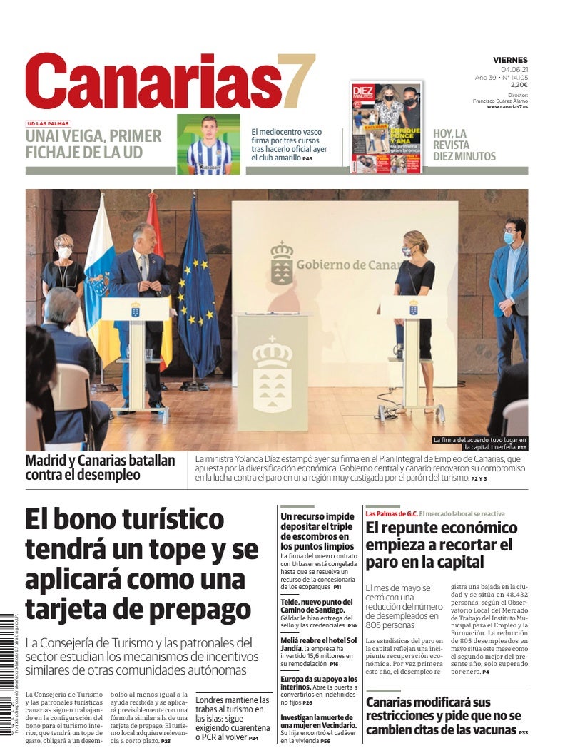 Portada Canarias7 04-06-2021