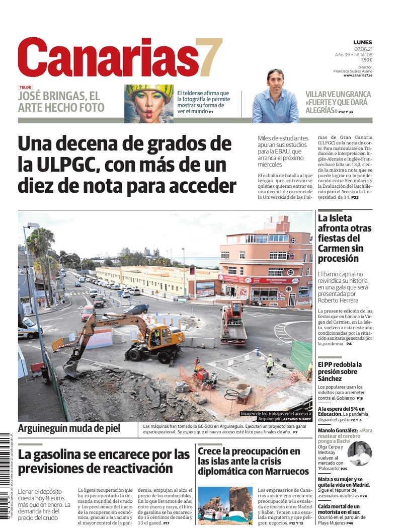 Portada Canarias7 07-06-2021