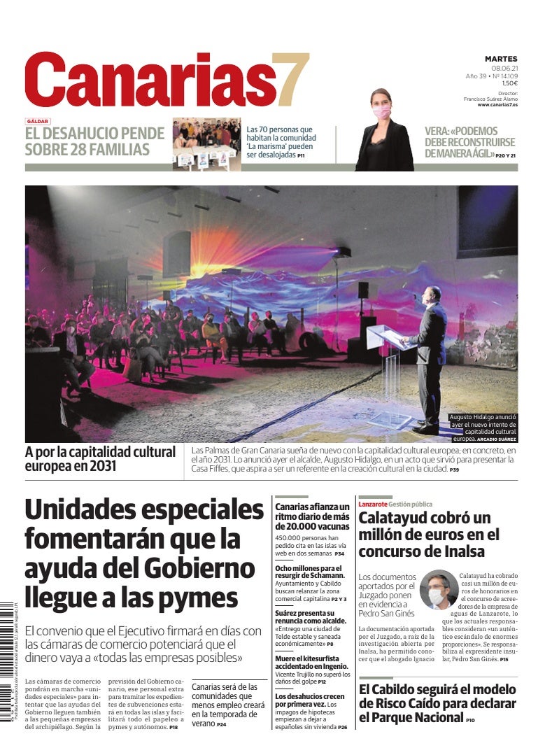 Portada Canarias7 08-06-2021