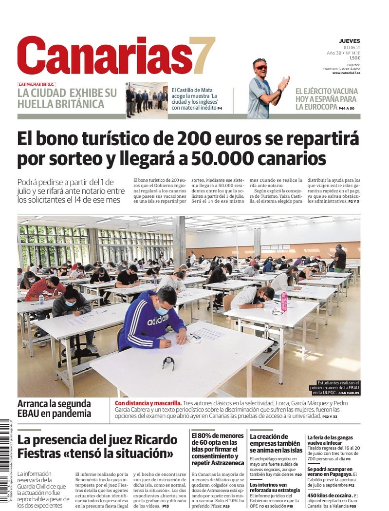 Portada Canarias7 10-06-2021