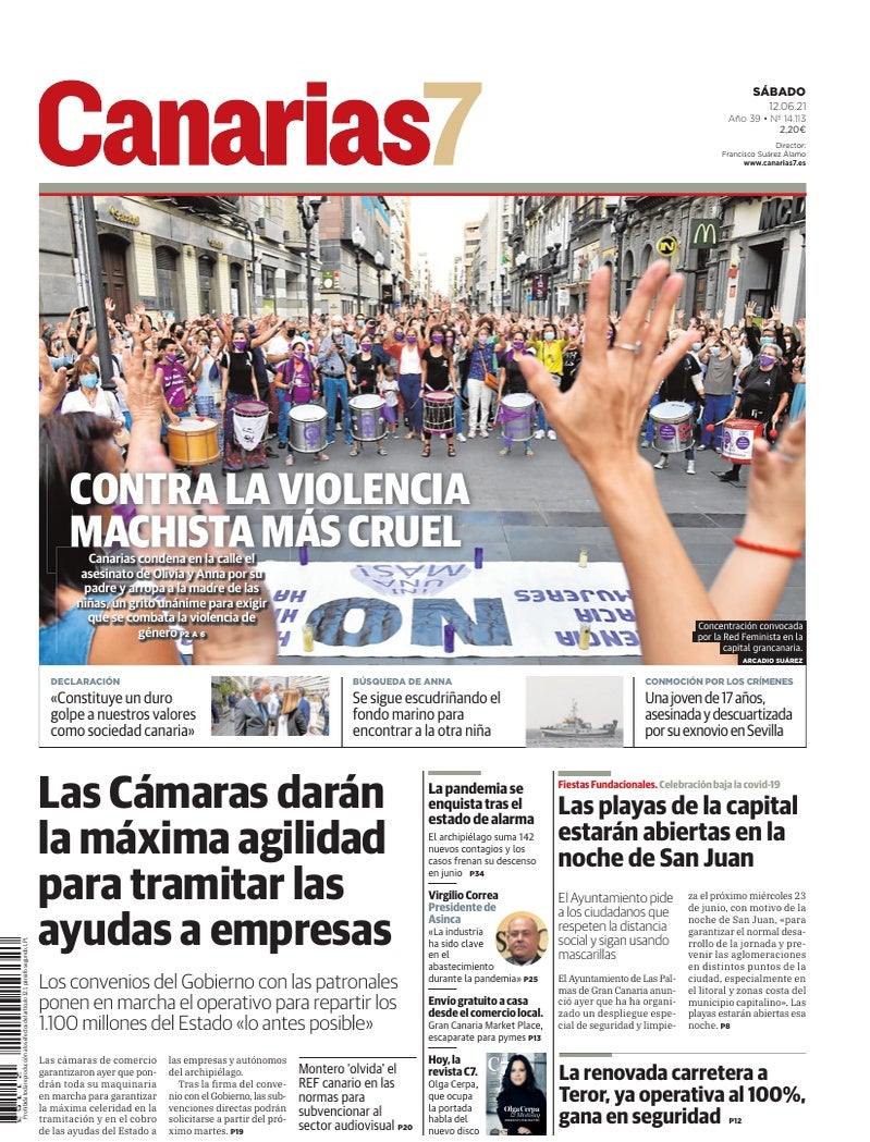 Portada Canarias7 12-06-2021
