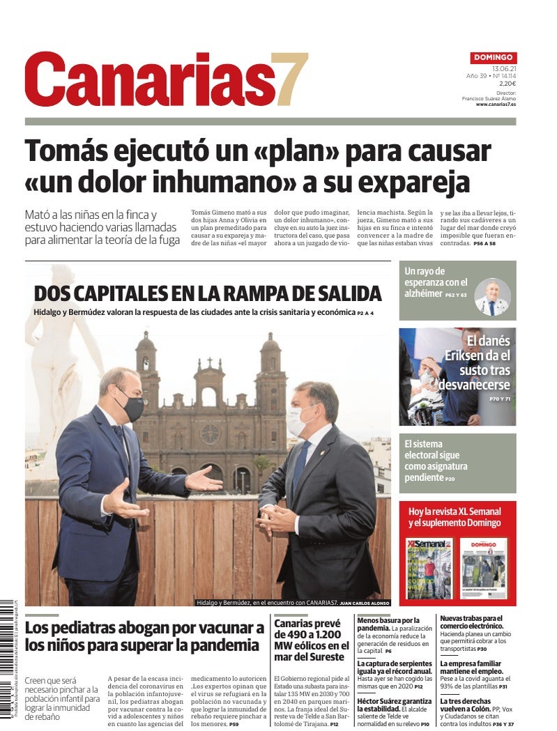 Portada Canarias7 13-06-2021