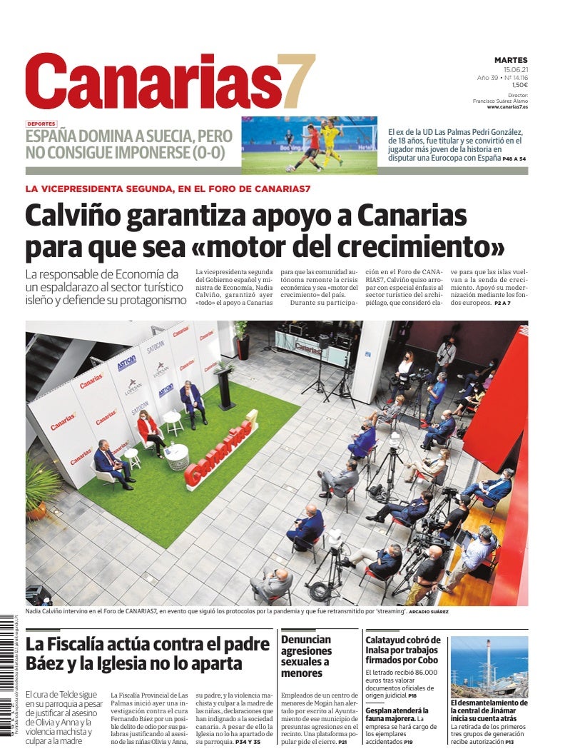 Portada Canarias7 15-06-2021