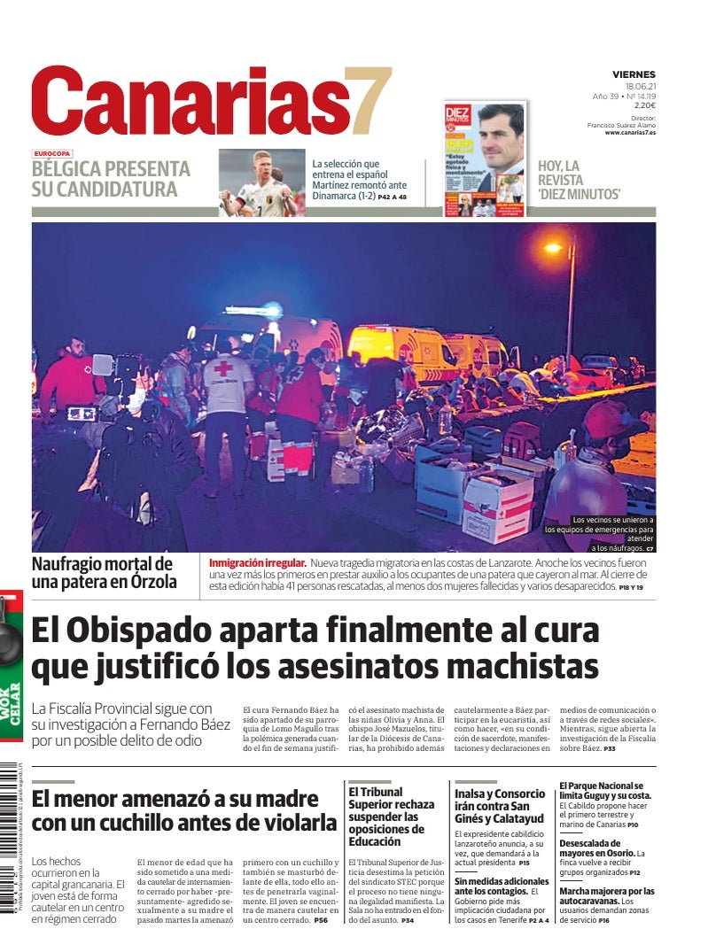 Portada Canarias7 18-06-2021