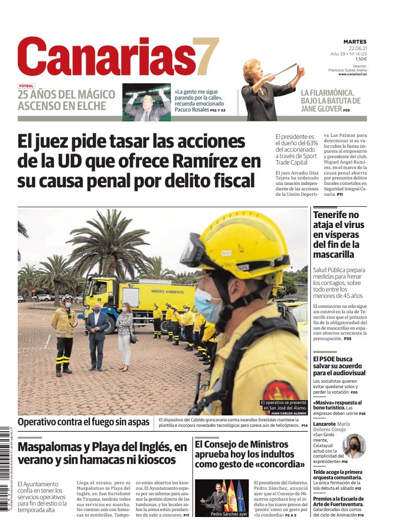 Portada Canarias7 22-06-2021