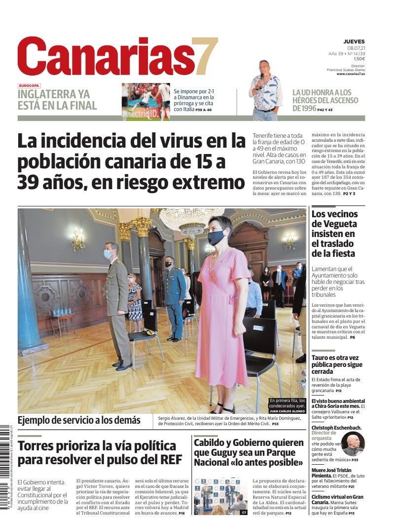 Portada Canarias7 08-07-2021