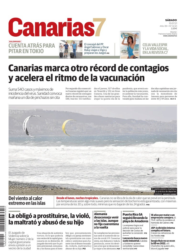 Portada Canarias7 10-07-2021