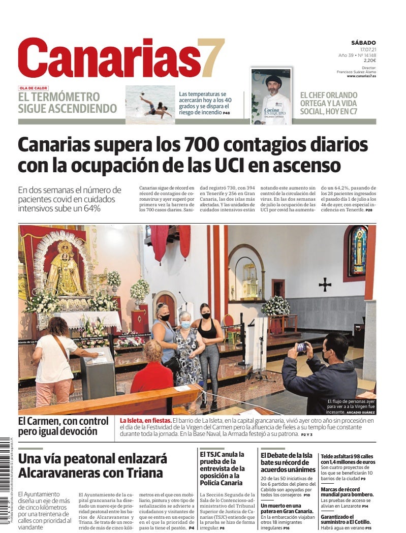 Portada Canarias7 17-07-2021