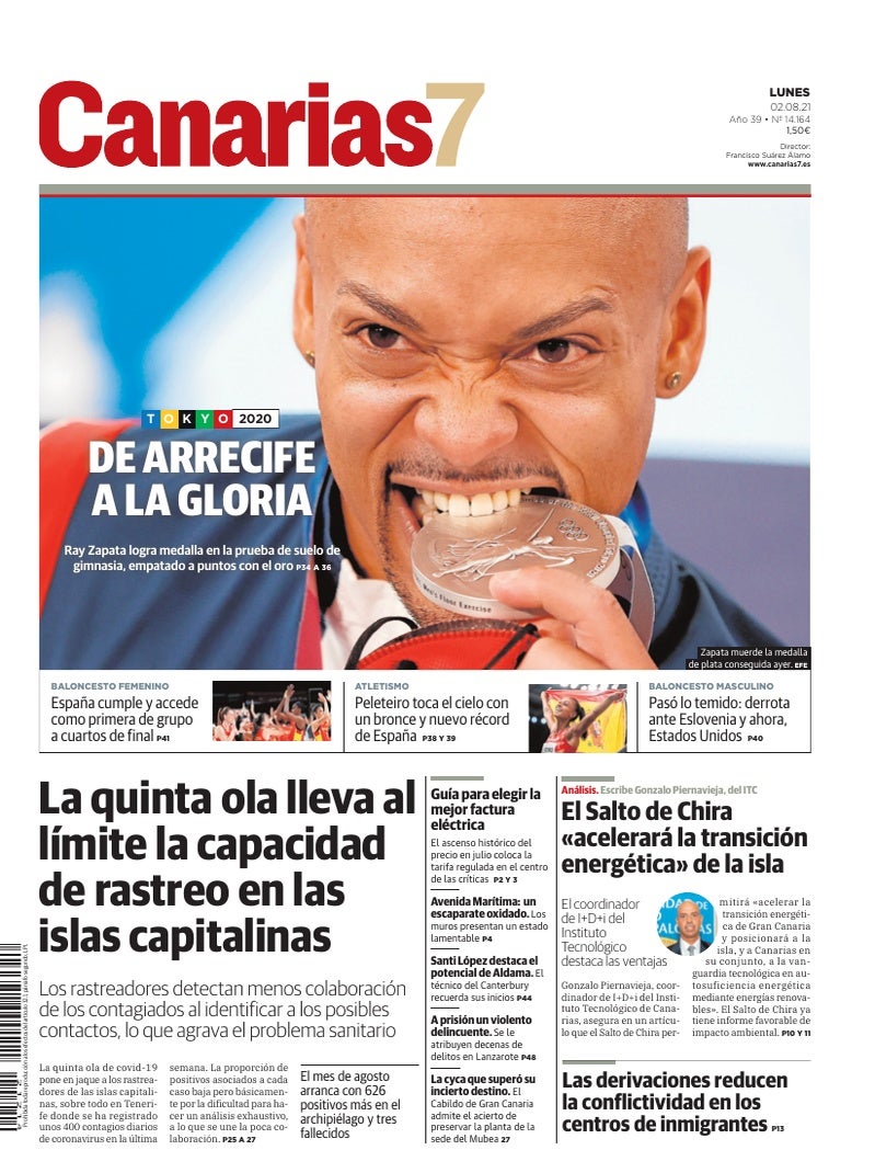 Portada Canarias7 02-08-2021