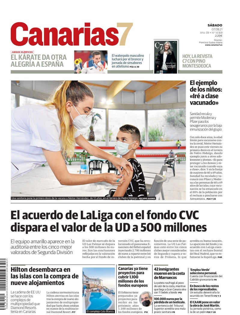 Portada Canarias7 07-08-2021