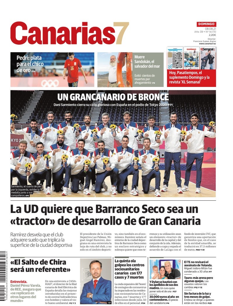 Portada Canarias7 08-08-2021