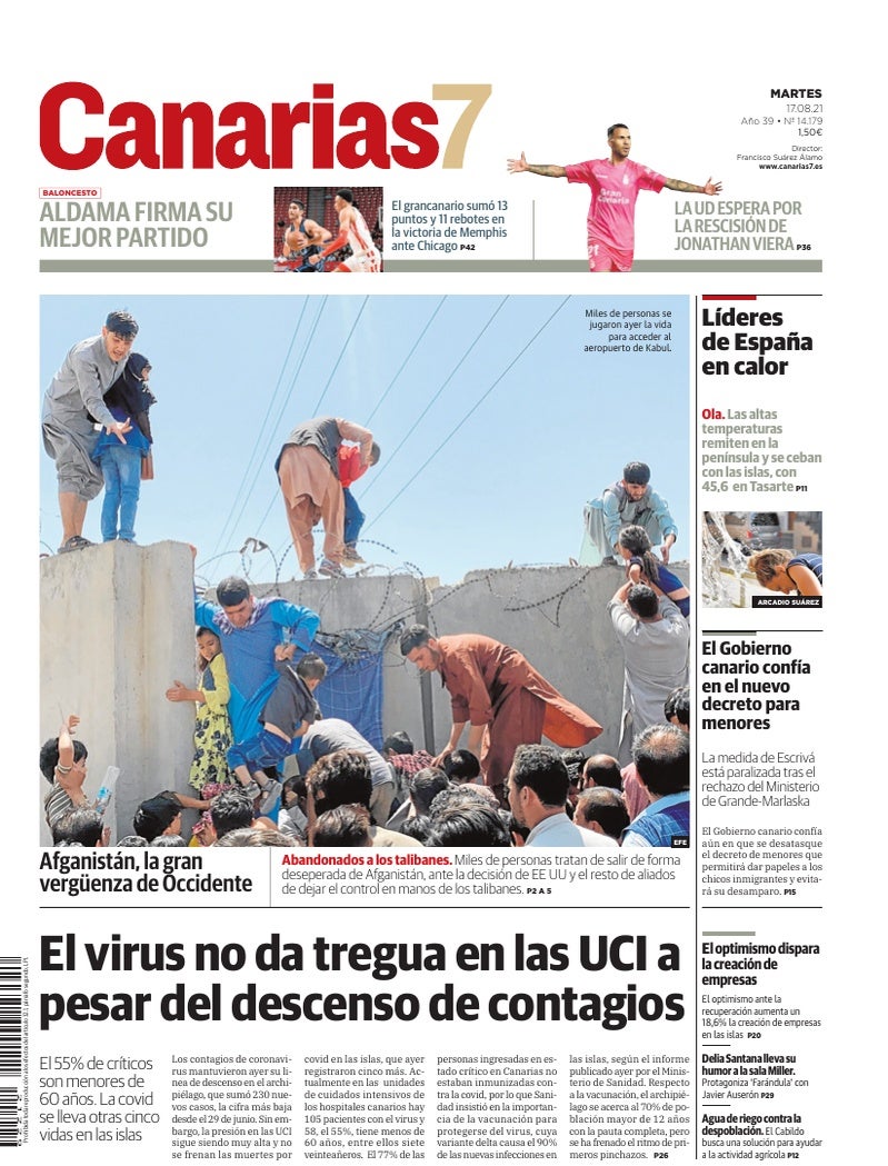 Portada Canarias7 17-08-2021