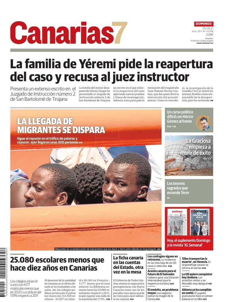 Portada Canarias7 05-09-2021