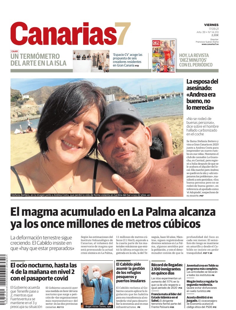 Portada Canarias7 17-09-2021