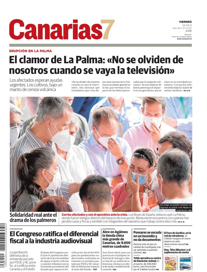 Portada Canarias7 24-09-2021