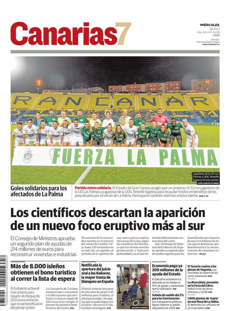 Portada Canarias7 06-10-2021