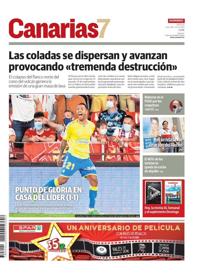 Portada Canarias7 10-10-2021