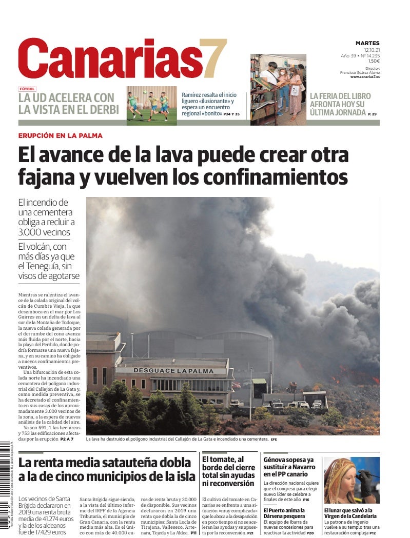 Portada Canarias7 12-10-2021