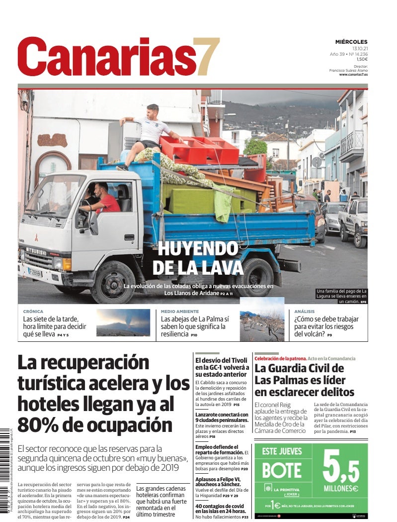 Portada Canarias7 13-10-2021