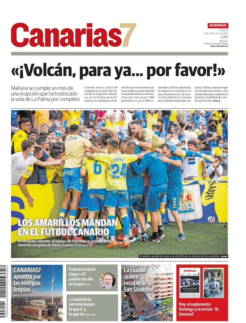 Portada Canarias7 17-10-2021