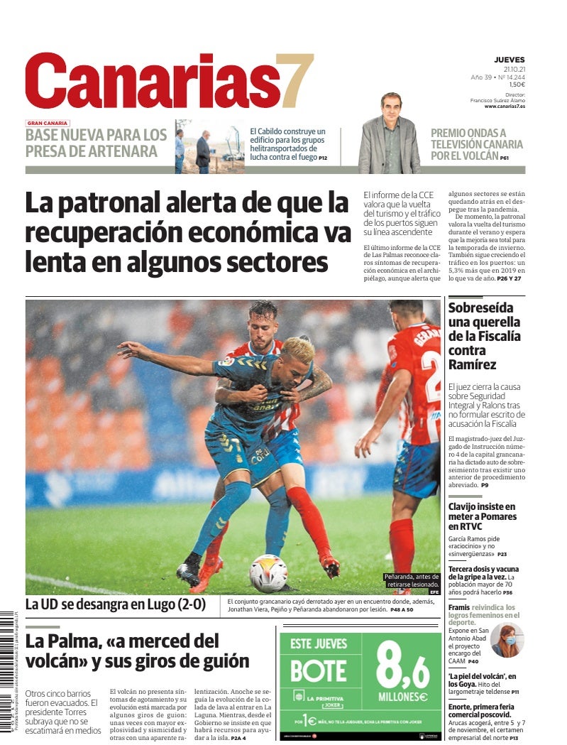 Portada Canarias7 21-10-2021