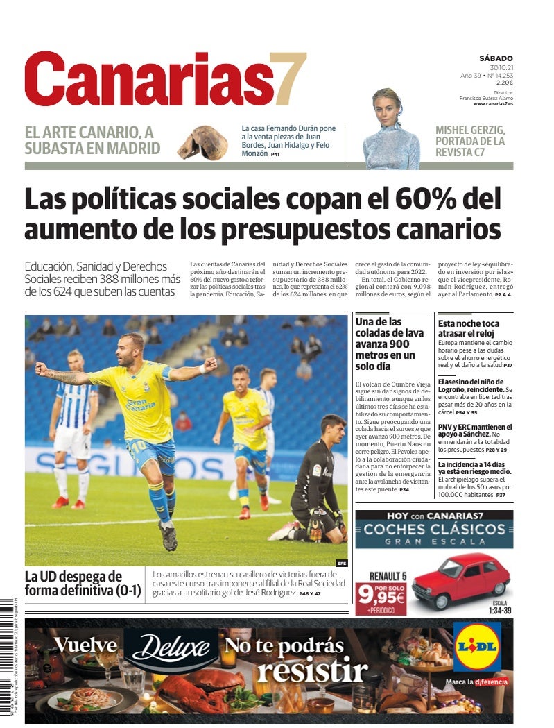 Portada Canarias7 30-10-2021