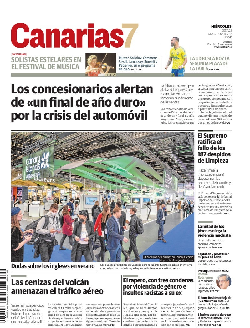 Portada Canarias7 03-11-2021