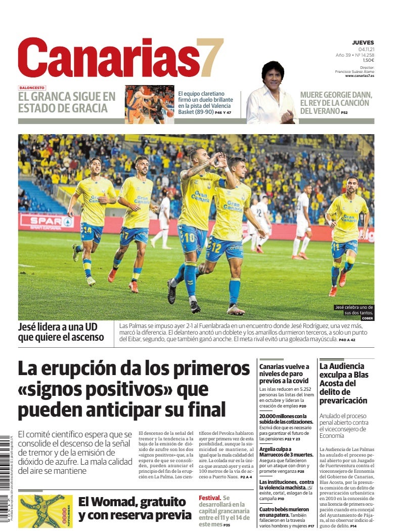 Portada Canarias7 04-11-2021